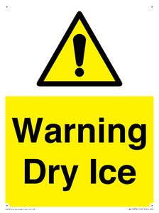 Warning Dry Ice